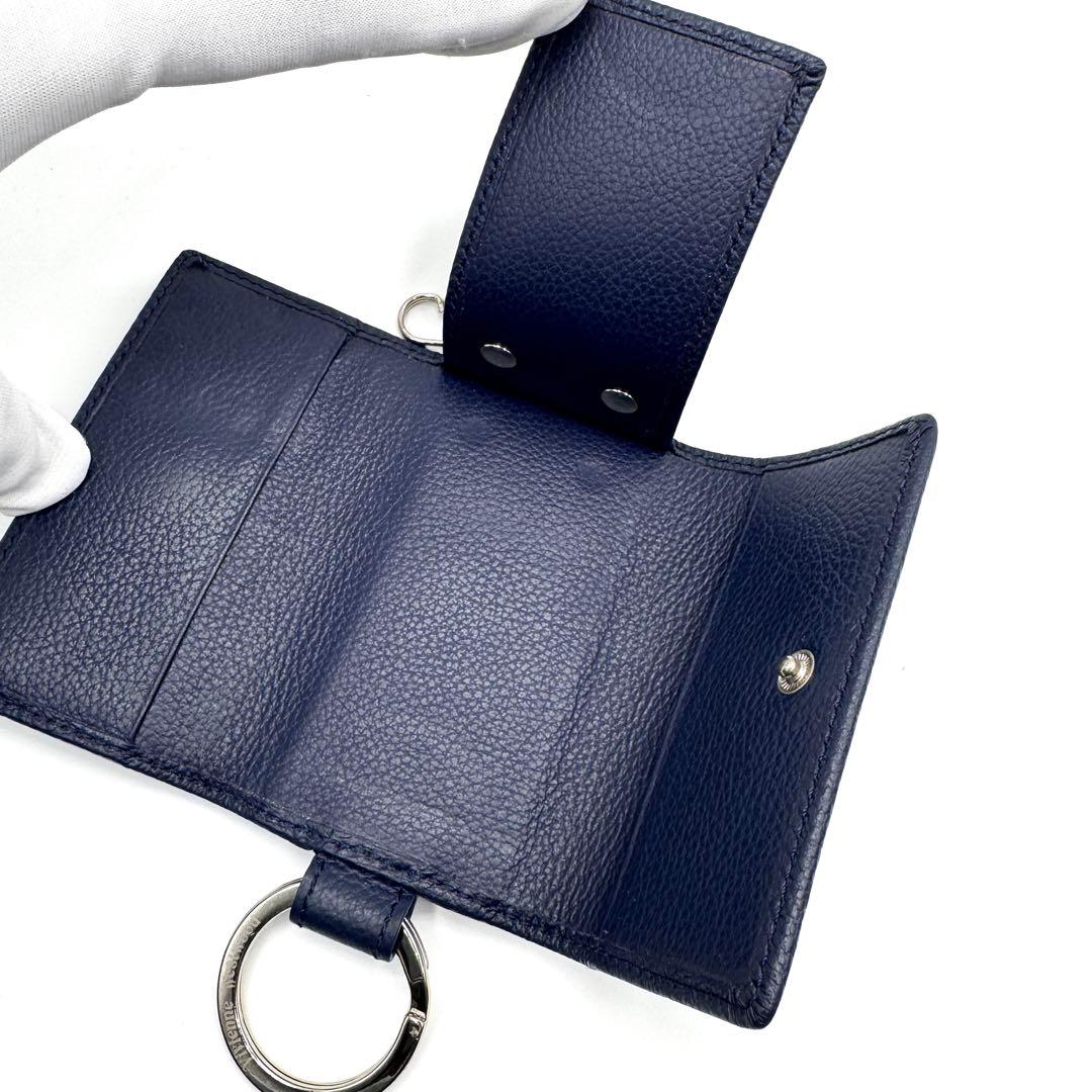 美品✨ヴィヴィアンウエストウッド　キーケース　5連　キーリング　オーブ　ネイビー