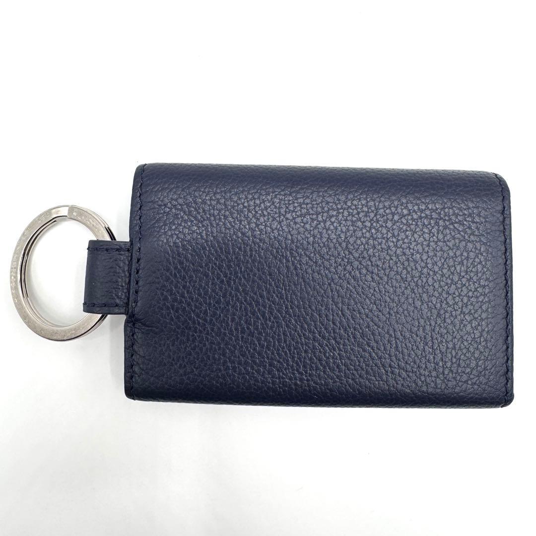 美品✨ヴィヴィアンウエストウッド　キーケース　5連　キーリング　オーブ　ネイビー