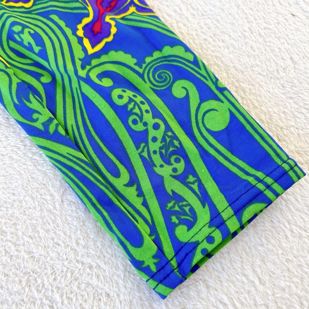 ★Gianni Versace★総柄レギンス スパッツ マルチカラー サイズ38