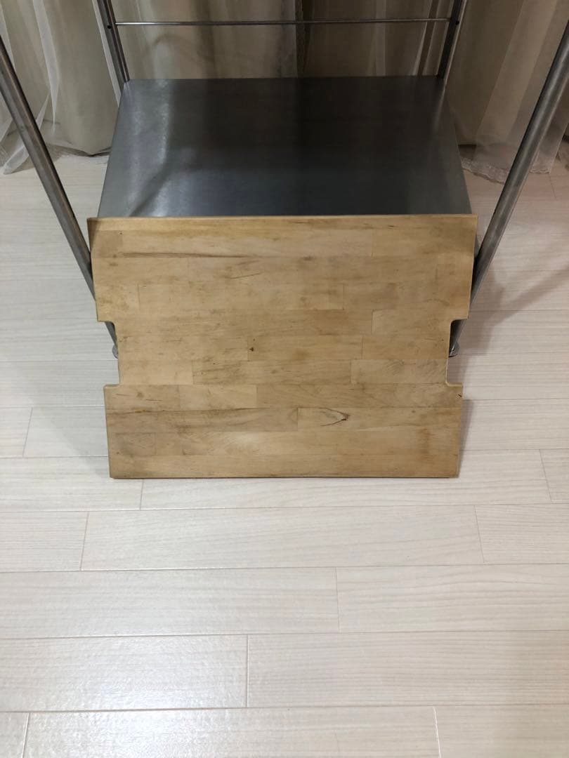 IKEA FLYTTA イケア フリッタ ステンレス製キャスター付キッチンワゴン