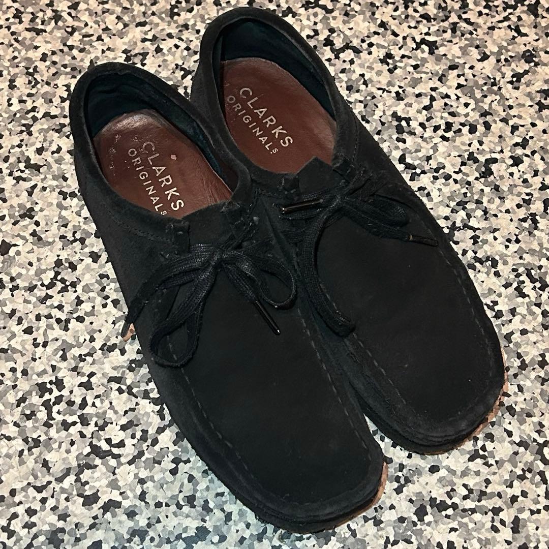 【26.5センチ⭐️】クラークスワラビーブラックスエードClarks