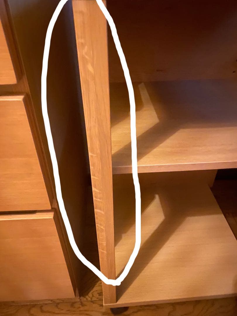 ナチュラル 食器棚 収納力抜群