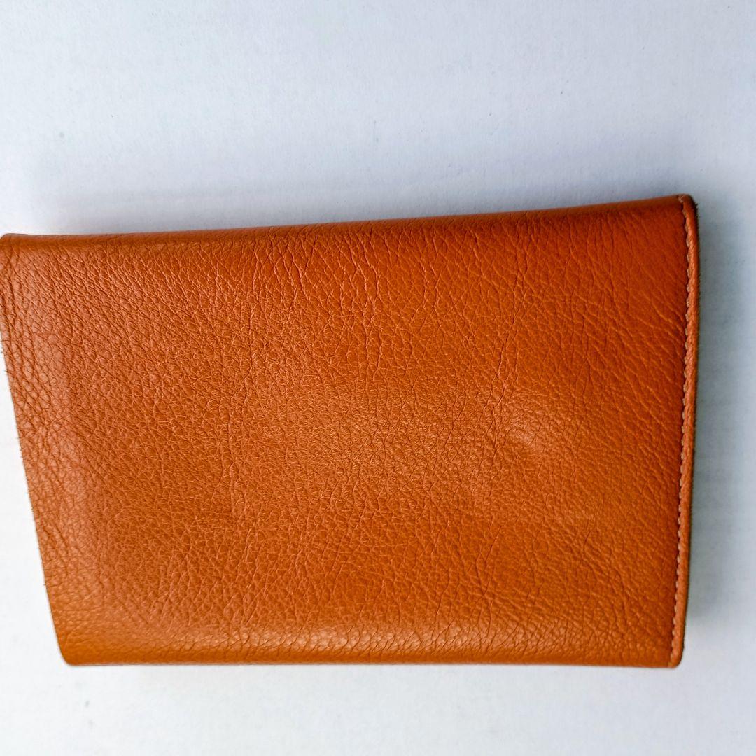 イルビゾンテ IL BISONTE 二つ折り財布 レザー ブラウン 美品