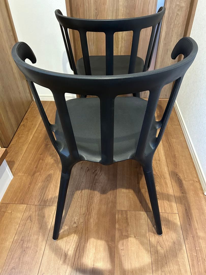 IKEA PS2012 アームレスト付 デザイナーズ ダイニングチェア2脚セット