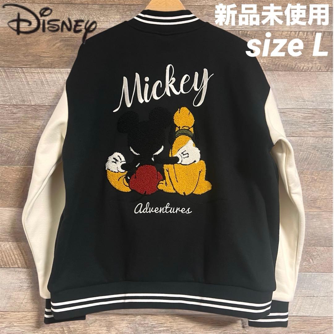 新品未使用 ミッキーマウス プルート スタジャン L ユニセックス さがら刺繍