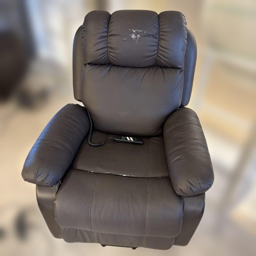 R【現地引渡し‼️】電動リクライニングチェア/シフォンジュニア/ブラウン