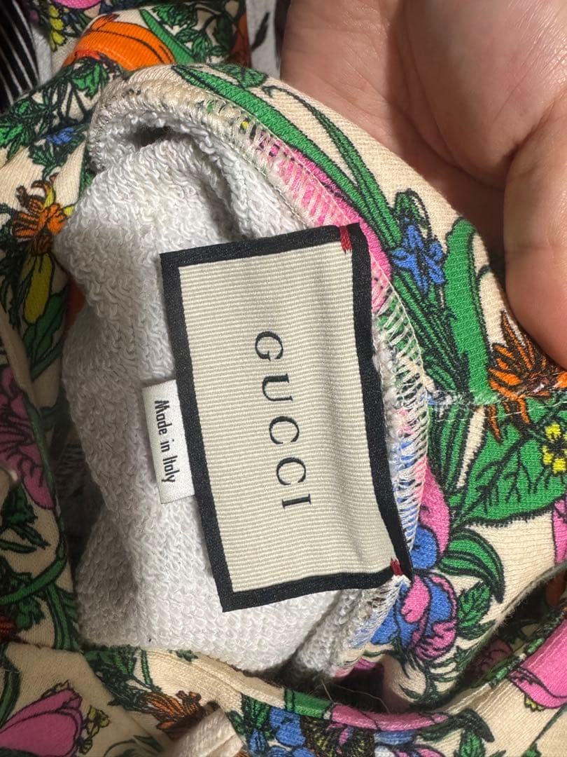 GUCCI 花柄 パーカー トレーナー　イタリア製