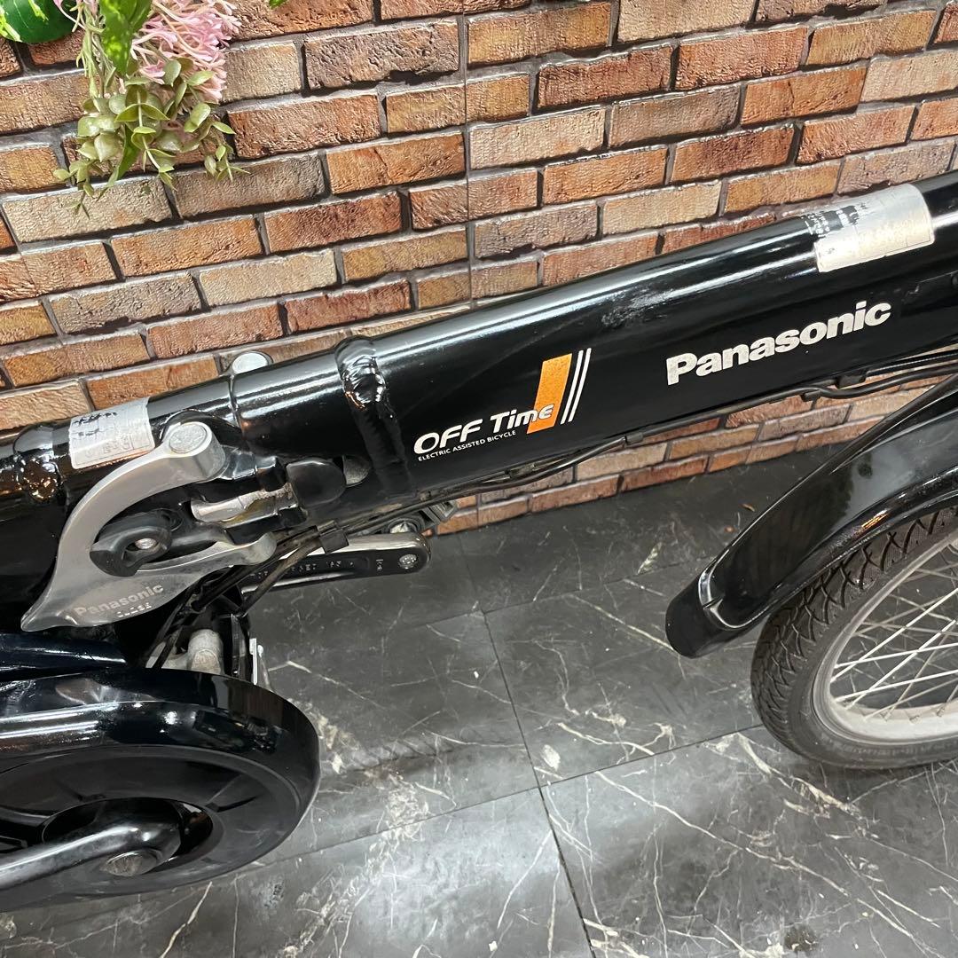 分解配送【99】折りたたみ電動Panasonic OFFTime ブラック