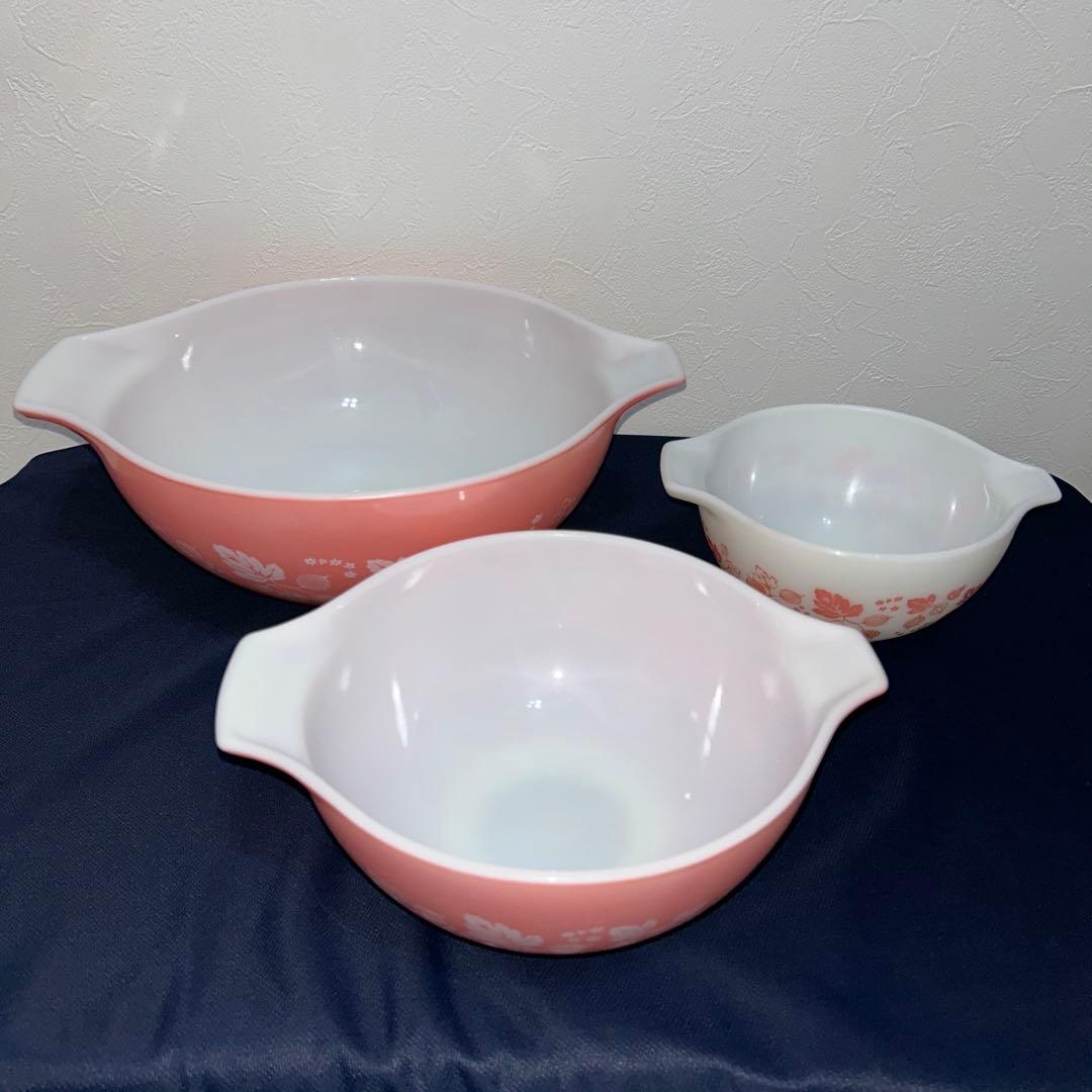 オールドパイレックス　グーズベリーシンデレラボウル　３サイズ