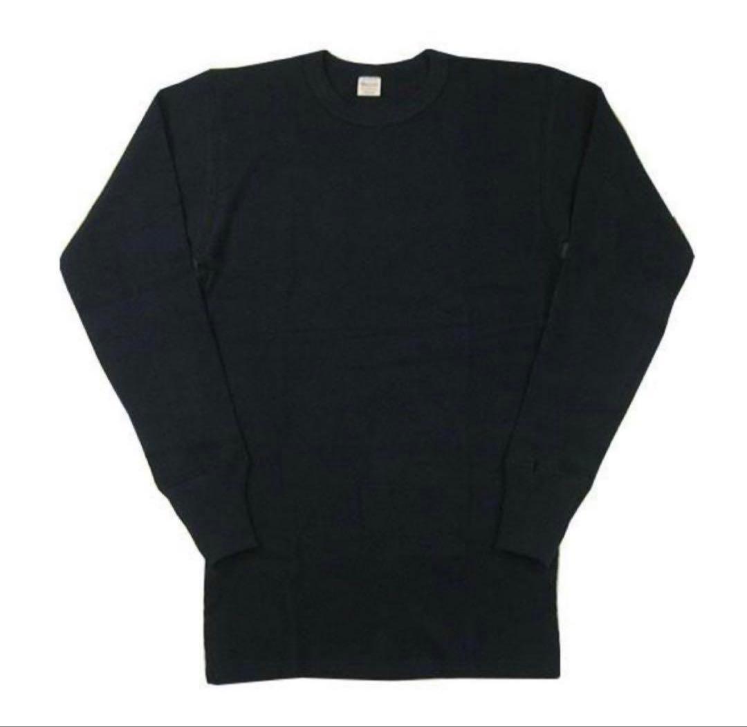 WAREHOUSE サーマル長袖シャツ L ブラック　新品 未開封