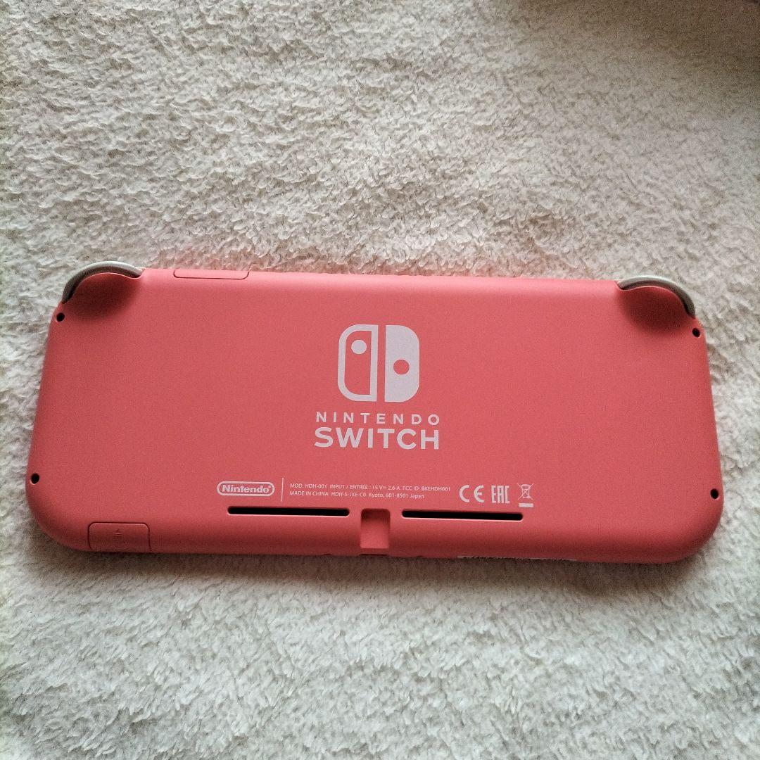 Nintendo Switch Lite コーラルピンク 充電器付き 美品