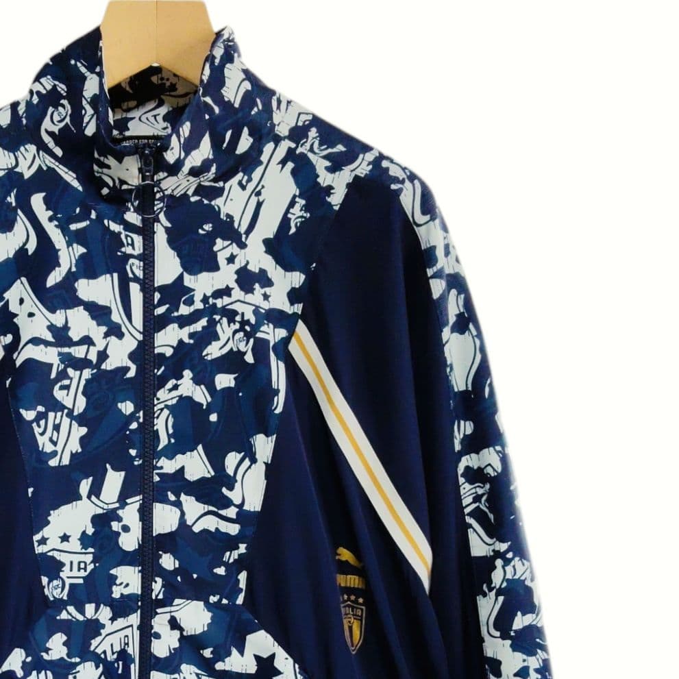 新品希少品 サッカーイタリア代表ウーブントップ トレーニング ジャージジャケット