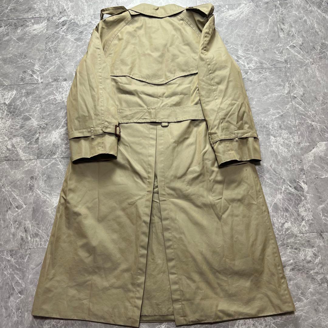 希少　バーバリーロンドン　トレンチコート　カシミヤ　ベルト　ライナー　カーキ