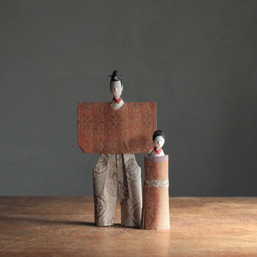 立雛 紙雛 雛人形 古道具 アンティーク 古美術 No.7