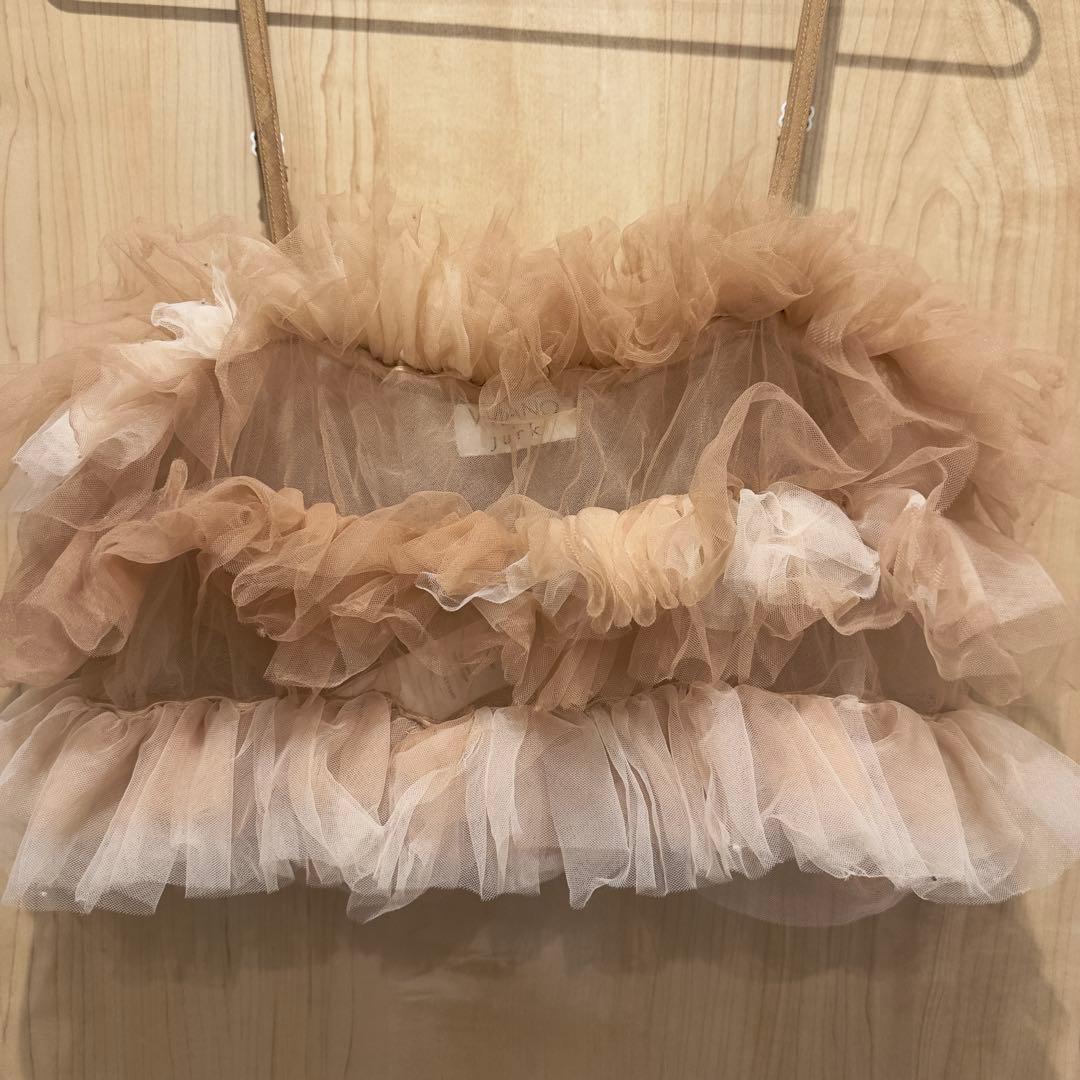 VIVIANO × JURK / Tulle Bustier beige