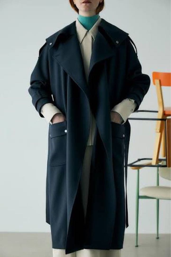 ジャケット・アウター RIM ARK Seamless dolman trench CT