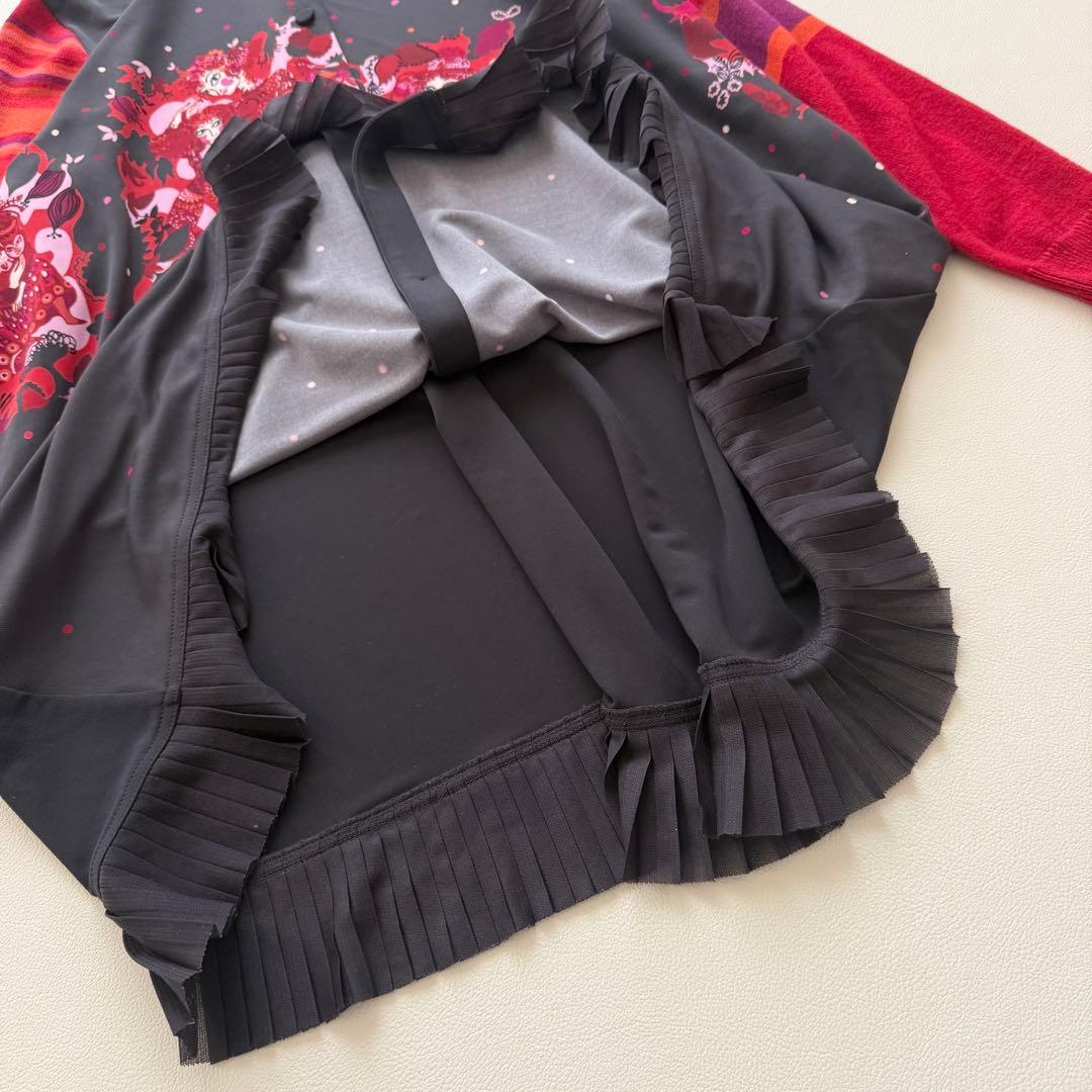 トクコプルミエヴォル 人ワンピース チュニック　異素材　ブラウス