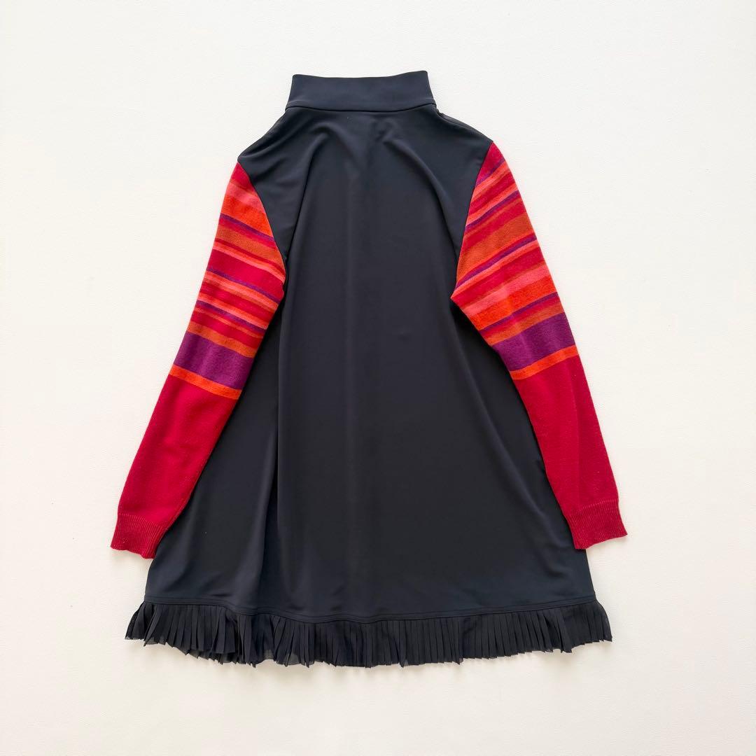 トクコプルミエヴォル 人ワンピース チュニック　異素材　ブラウス