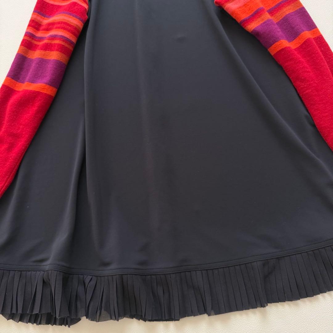 トクコプルミエヴォル 人ワンピース チュニック　異素材　ブラウス