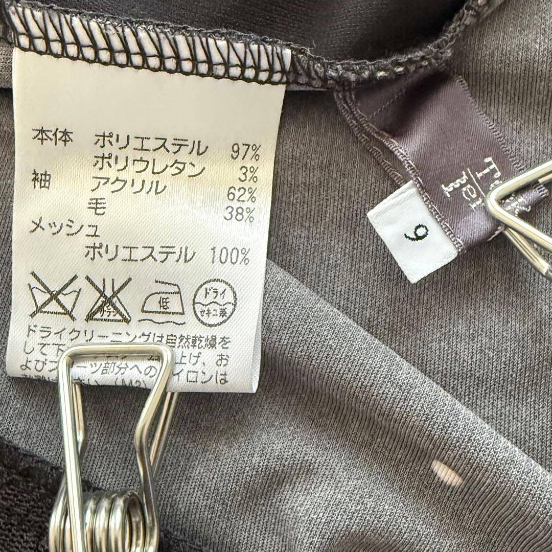 トクコプルミエヴォル 人ワンピース チュニック　異素材　ブラウス