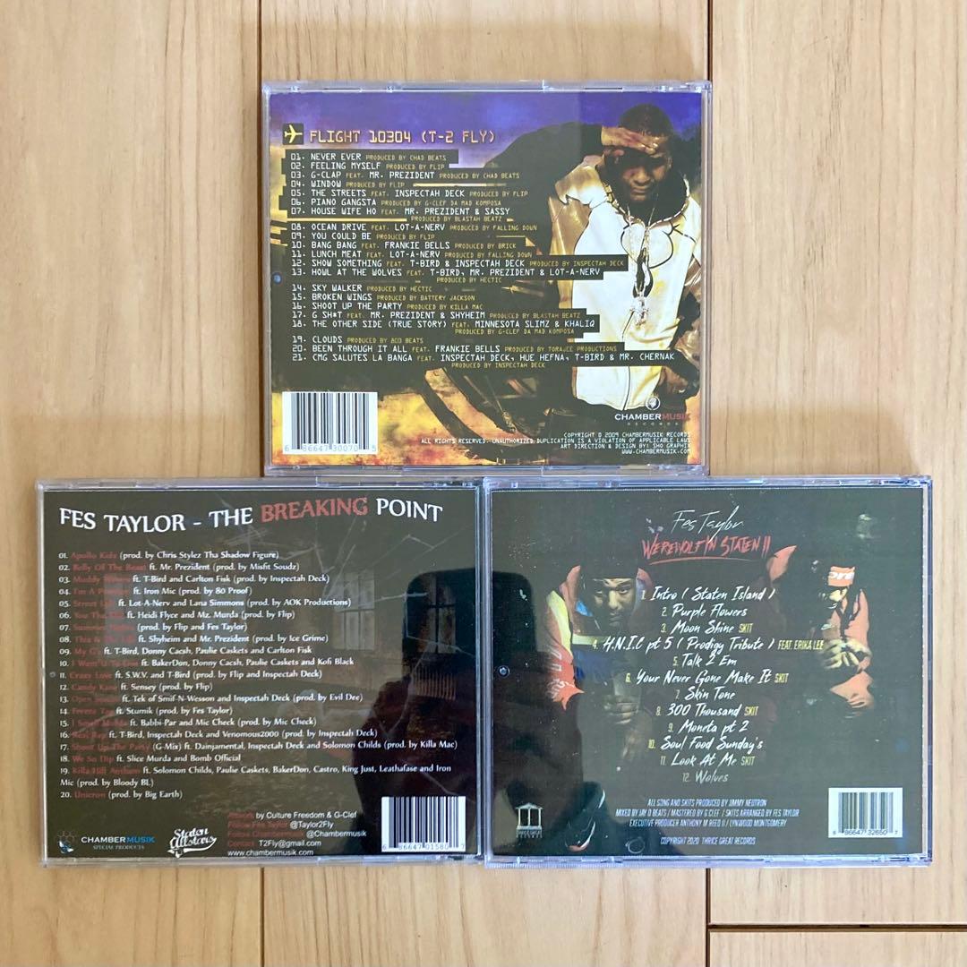 FES TAYLOR 3枚セット WU-TANG CLAN