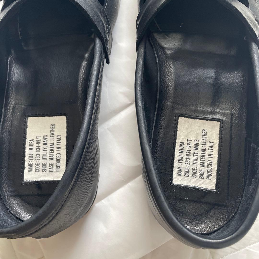 yuji miura ドレッシングレザーシューズイタリア製