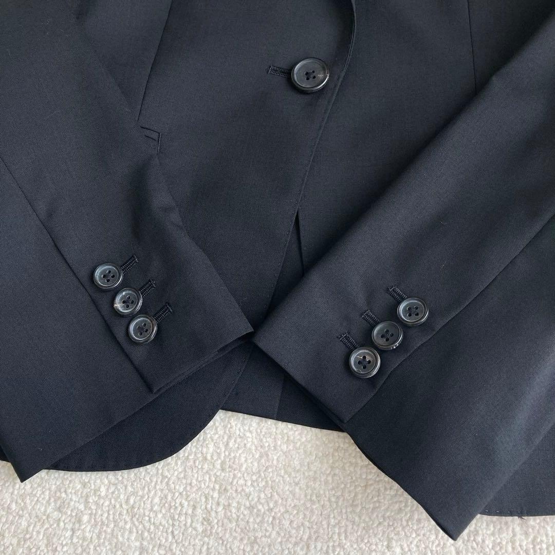 マーガレットハウエル　スカートスーツ セットアップ ブラック フレア