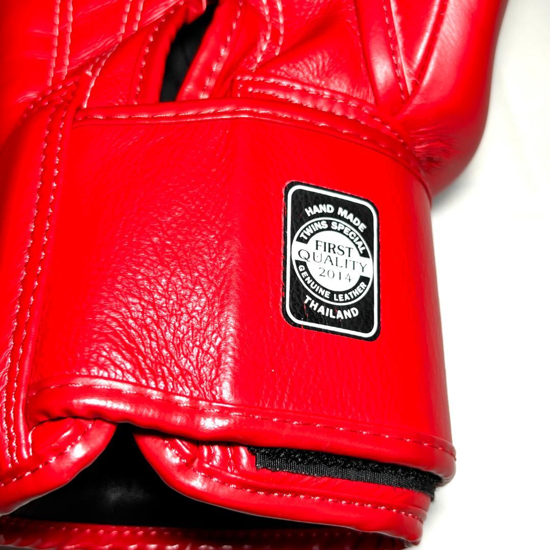 【美品】１６oz　TWINS　ボクシング　グローブ　ツインズ　１６オンス　レッド