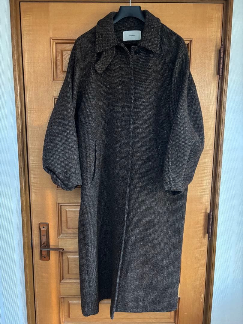 トゥデイフルコート38 todayful mixwool raglan coat
