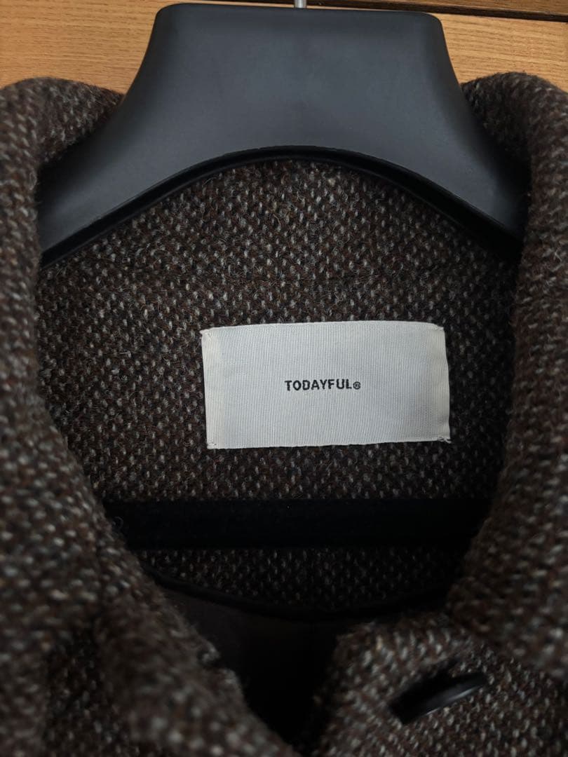 トゥデイフルコート38 todayful mixwool raglan coat