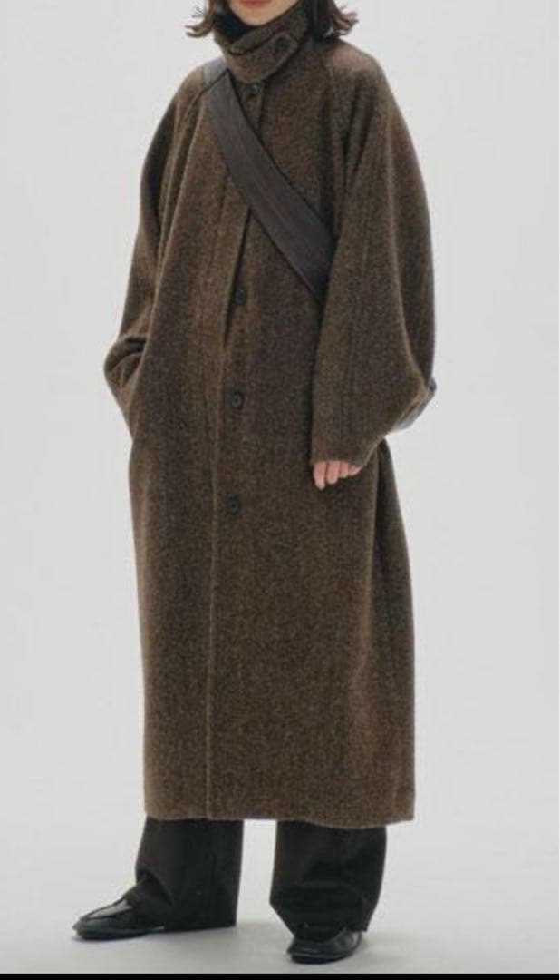 トゥデイフルコート38 todayful mixwool raglan coat