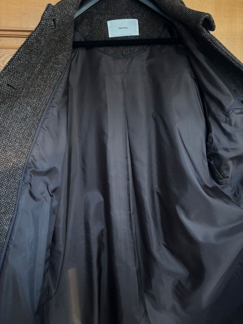 トゥデイフルコート38 todayful mixwool raglan coat