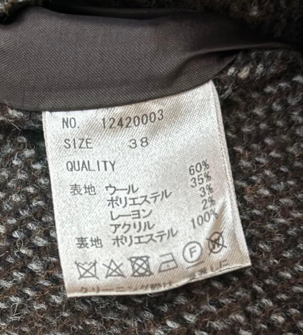 トゥデイフルコート38 todayful mixwool raglan coat