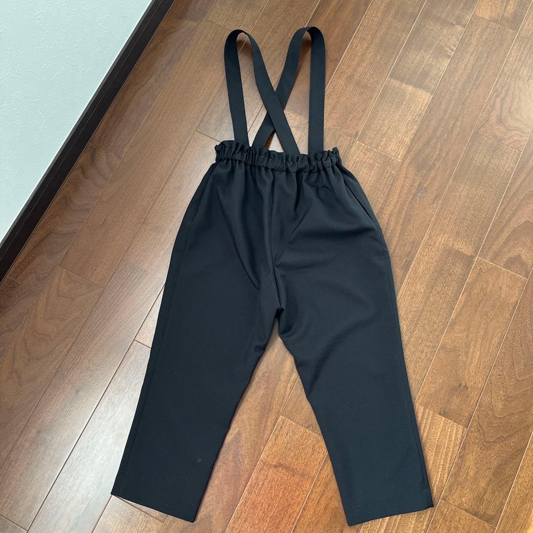 【ELLE EN NOIR】卒園・入学式用子供パンツスーツ黒3点セット女子130