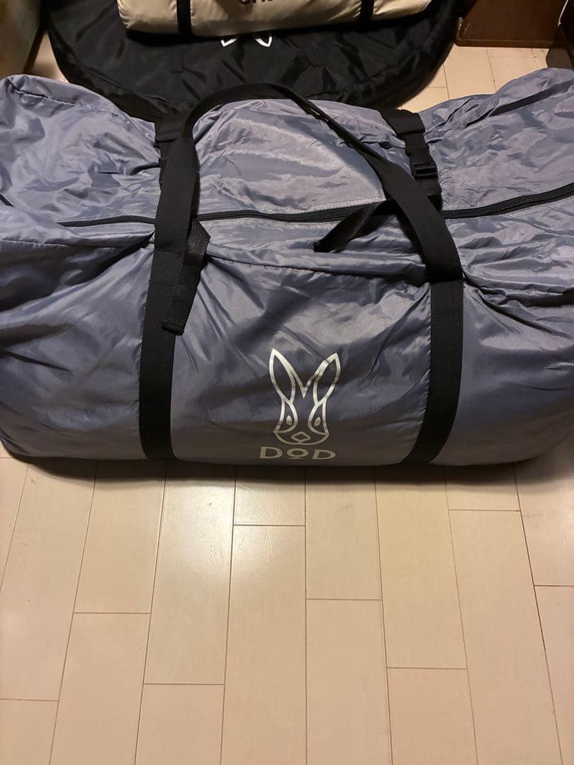 DOD タケノコテント　グランドシート付き　ベージュ　t8-495