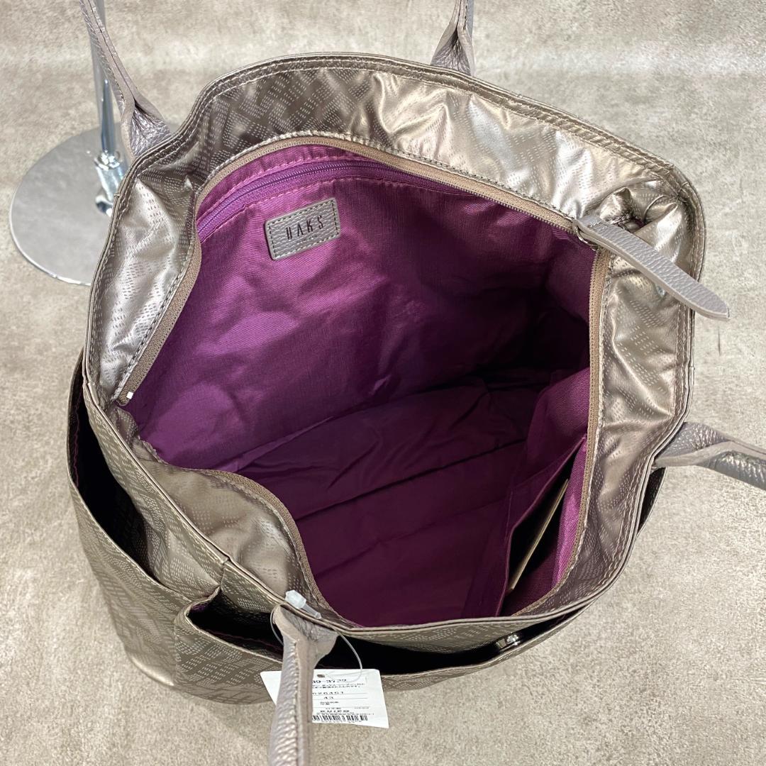 【未使用】 DAKS ダックス ナイロン & 牛革 日本製 トートバッグ