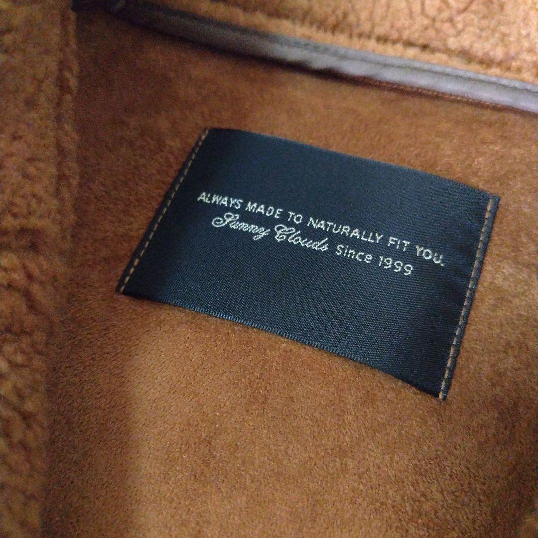 フェリシモ　サニークラウズ　ムートンボアのダブルコート　テディベア　女優襟