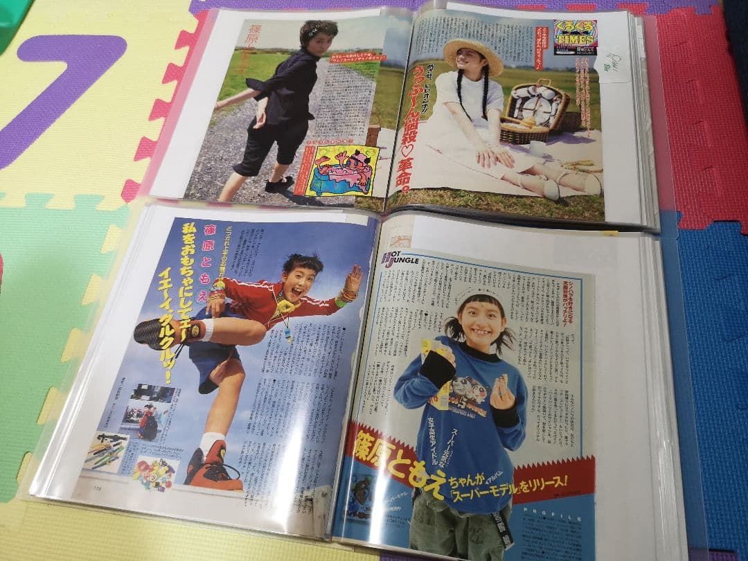 篠原ともえ(1冊200円計算)137冊分292ページ切り抜きしファイリング済み