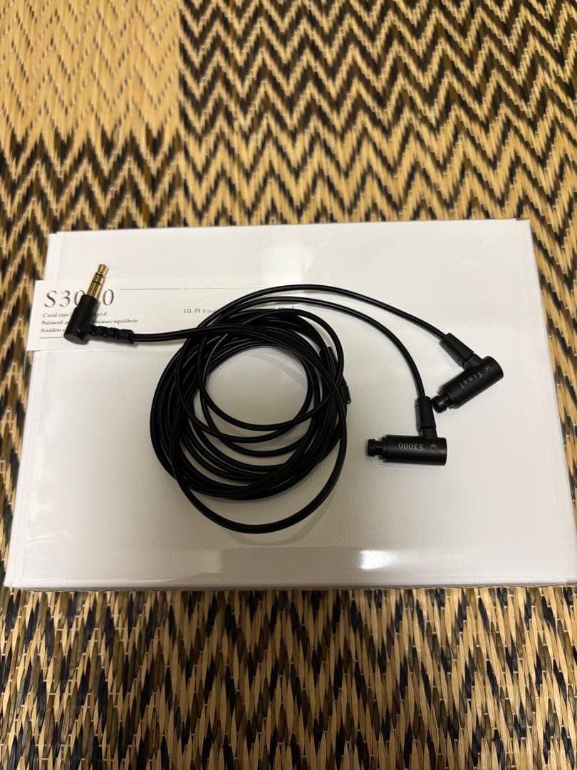 final S3000 FI-S3BSSD 有線イヤホン