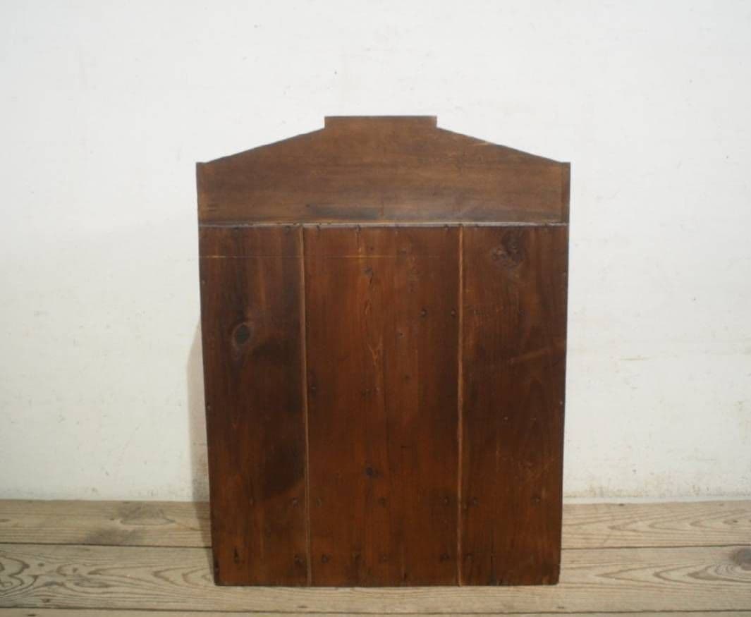 1003 アンティーク　象嵌細工のガラスケース　飾り棚　レトロ　古家具　大正浪漫