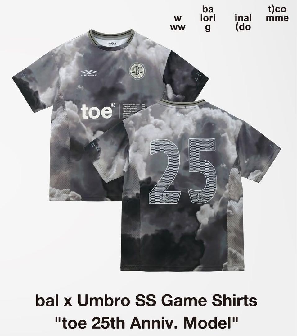 toe ×bal × Umbro Game Shirt 25周年ライブ限定