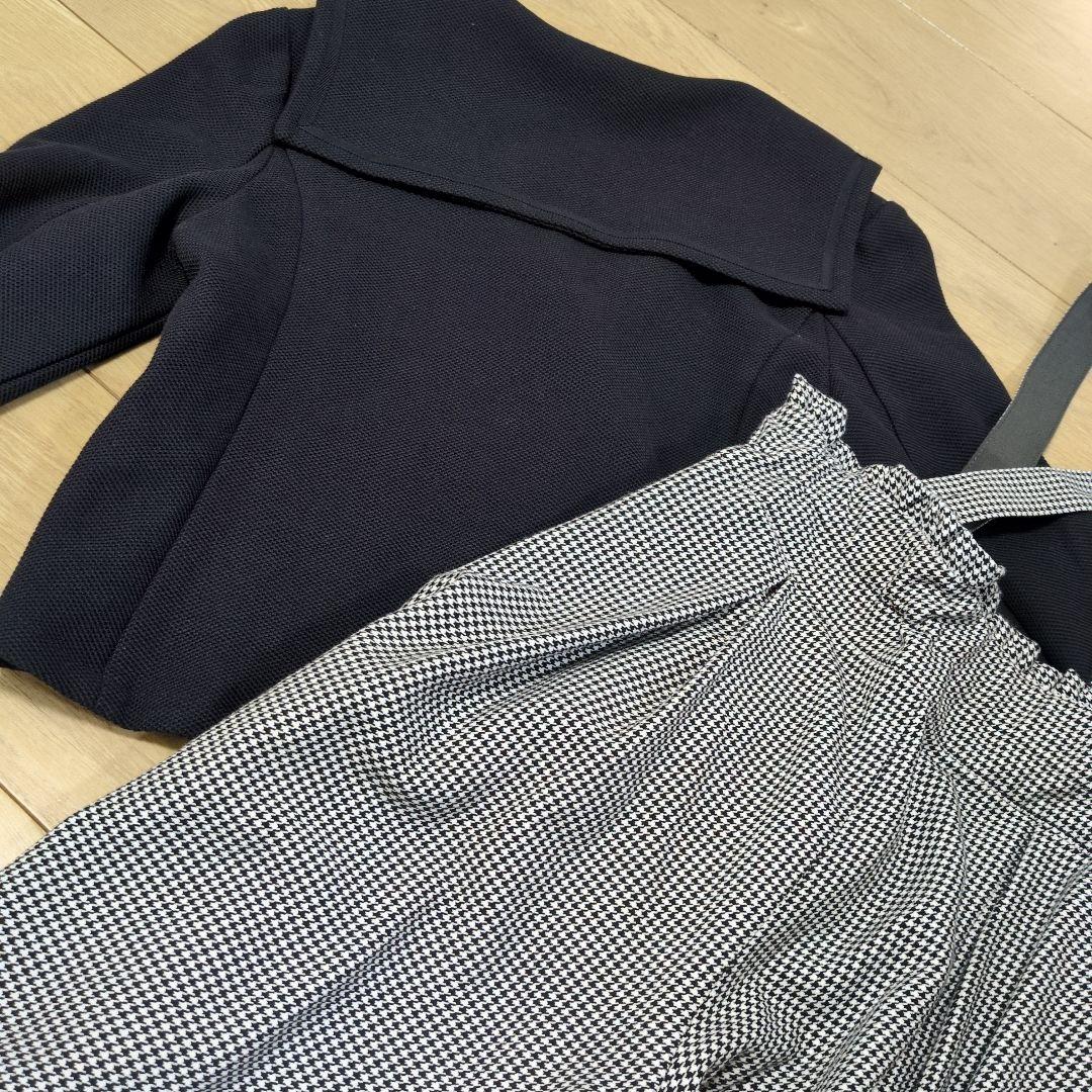 クミキョク 組曲 フォーマル アンサンブル 千鳥格子 150 160