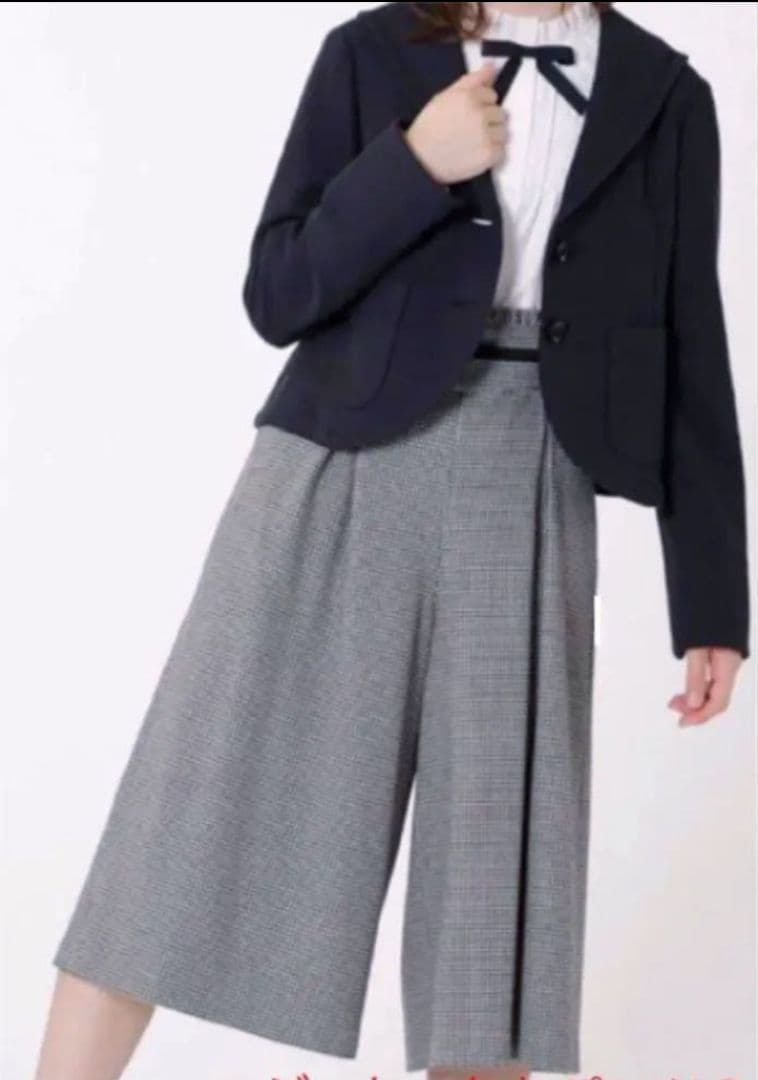 クミキョク 組曲 フォーマル アンサンブル 千鳥格子 150 160