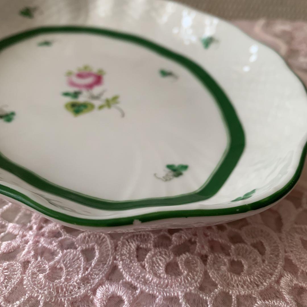 ヘレンド　ウィーンの薔薇　オーバルファンシーディッシュ