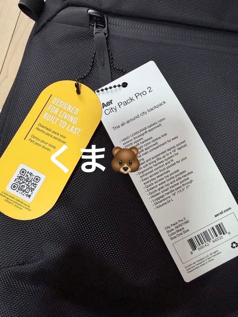 Aer City Pack Pro 2 リュック　ブラック　エアー