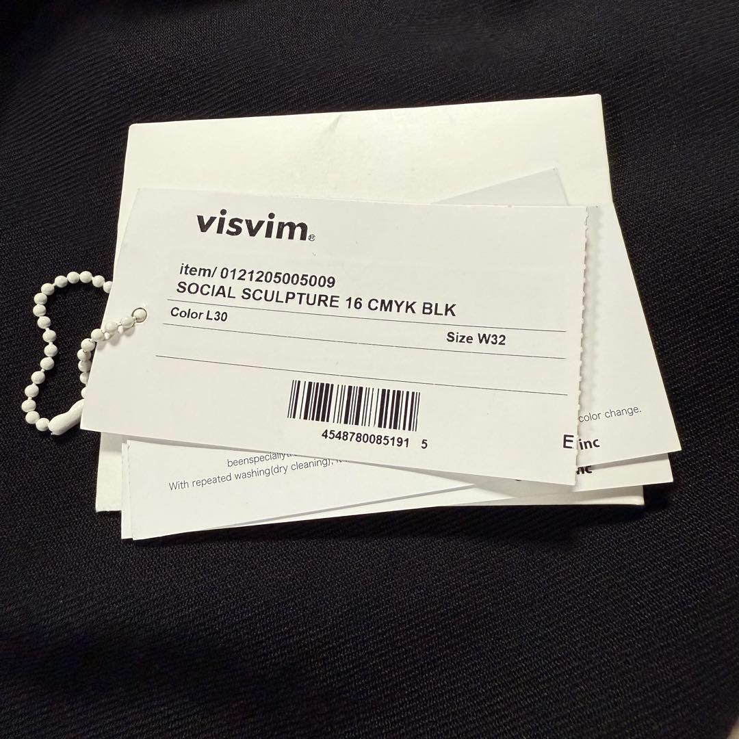 visvim SOCIAL SCULPTURE 16 CMYK BLK パンツ