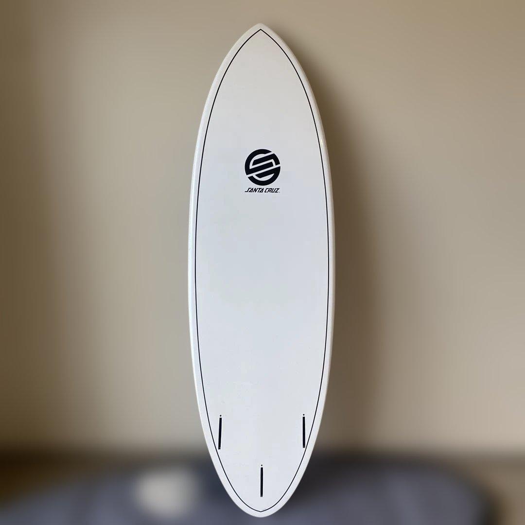 サンタクルーズサーフボード（パンプキン5.8 ）フィン&ボードケース付き