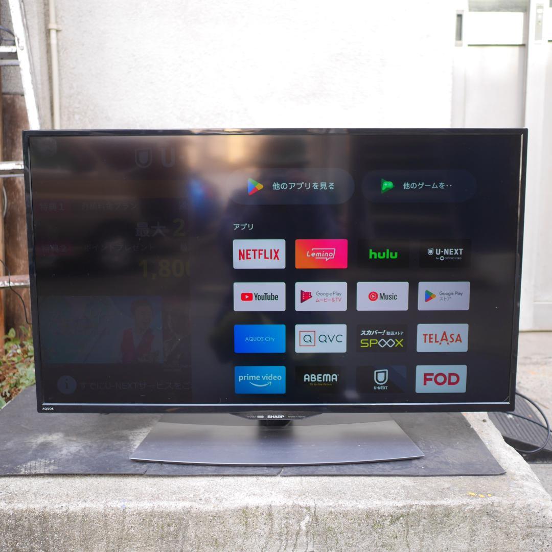 SHARP シャープ 40インチ 4K液晶テレビ 4T-C40BJ1 リモコン付