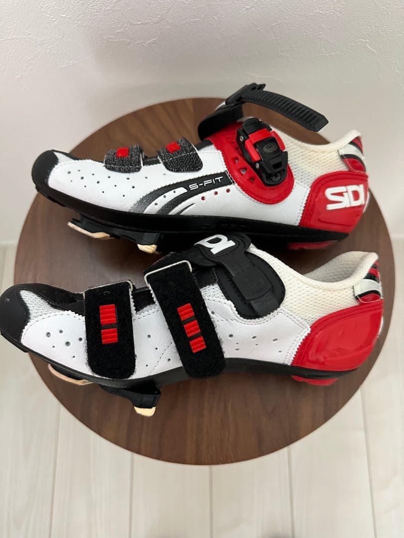 SIDI ロードシューズ ホワイト/ブラック/レッド