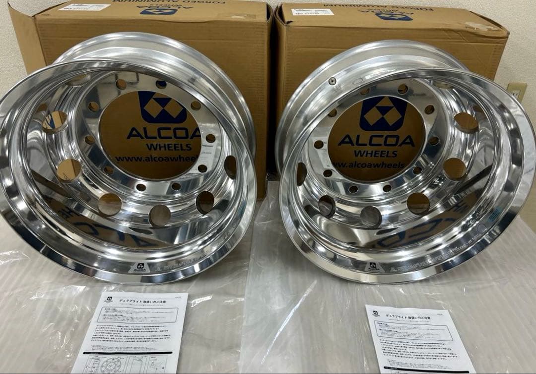 アルコア　デュラブライト　アルミホイール　10穴　2本　本日24時まで特別価格！